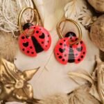 Pampilles coccinelles 🐞 peintes à la main