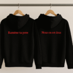 Sweat Brodé Personnalisé - Phrase