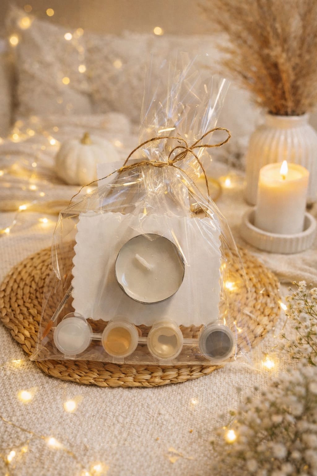 1000139088 Bougeoir à peindre "Hajar" – Image 1