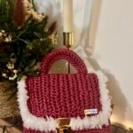 Mini SARAH lis de vin et moumoute blanche ☁️