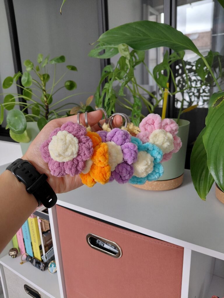 porte-cle-fleur-crochet