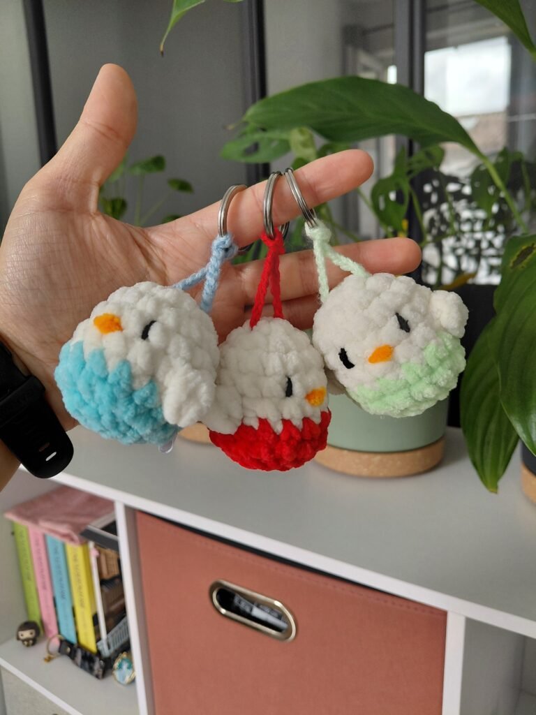 porte-cle-poussin-crochet