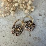 Boucles d'oreilles léopards