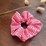 Chouchou Valentine Coeur Vichy