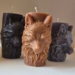 Bougie Rituel Animal Totem Loup