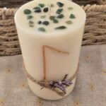 Bougie Rituel personnalisée avec gravure Rune