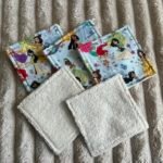 Lot de 5 cotons réutilisables - Princesses