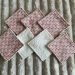 Lot de 7 cotons réutilisables - Or et rose