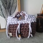 Sac crochet avec perle